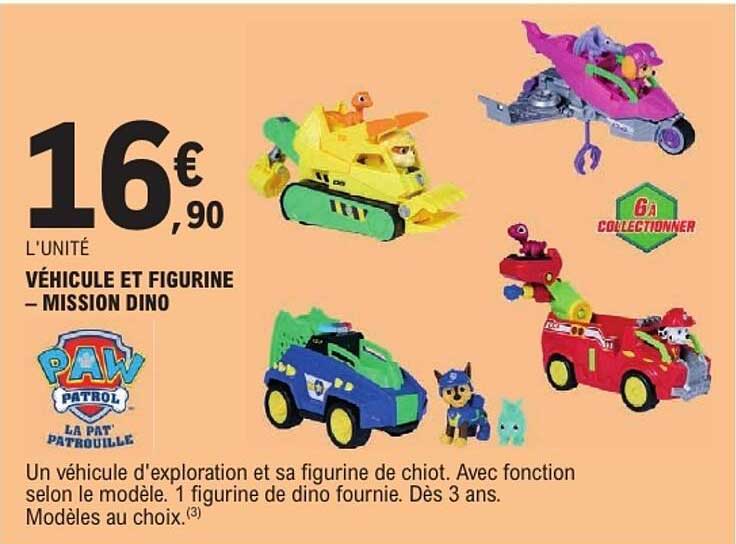 VÉHICULE ET FIGURINE – MISSION DINO