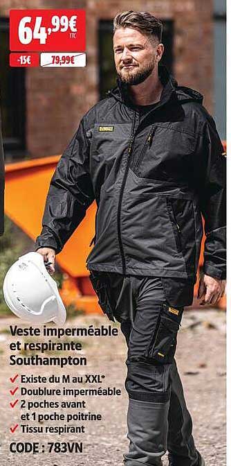 Veste imperméable et respirante Southampton