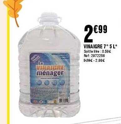 VINAIGRE 7° 5 L*