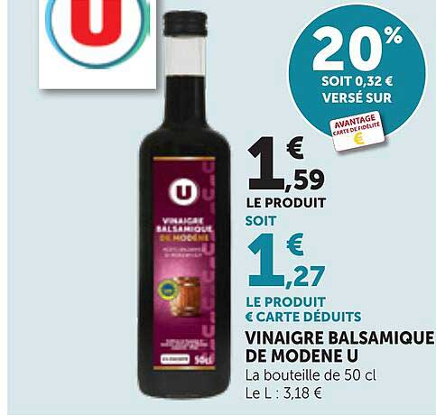 VINAIGRE BALSAMIQUE DE MODENE U