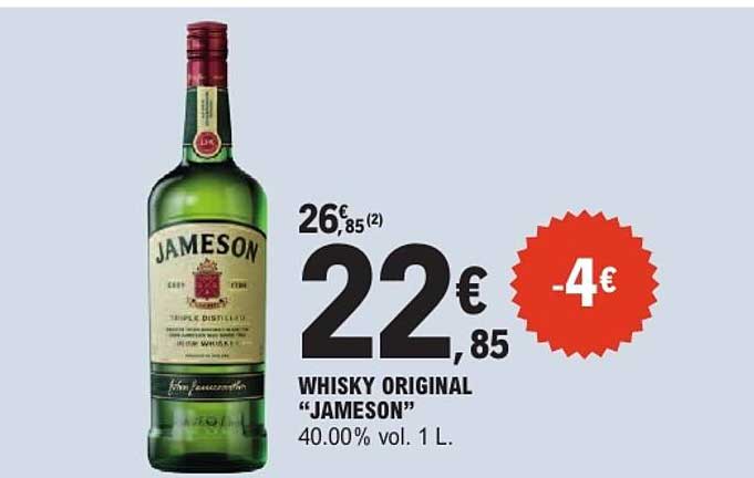 WHISKY ORIGINAL “JAMESON”