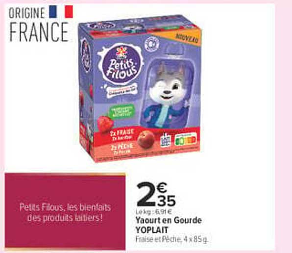 Yaourt en Gourde YOPLAIT