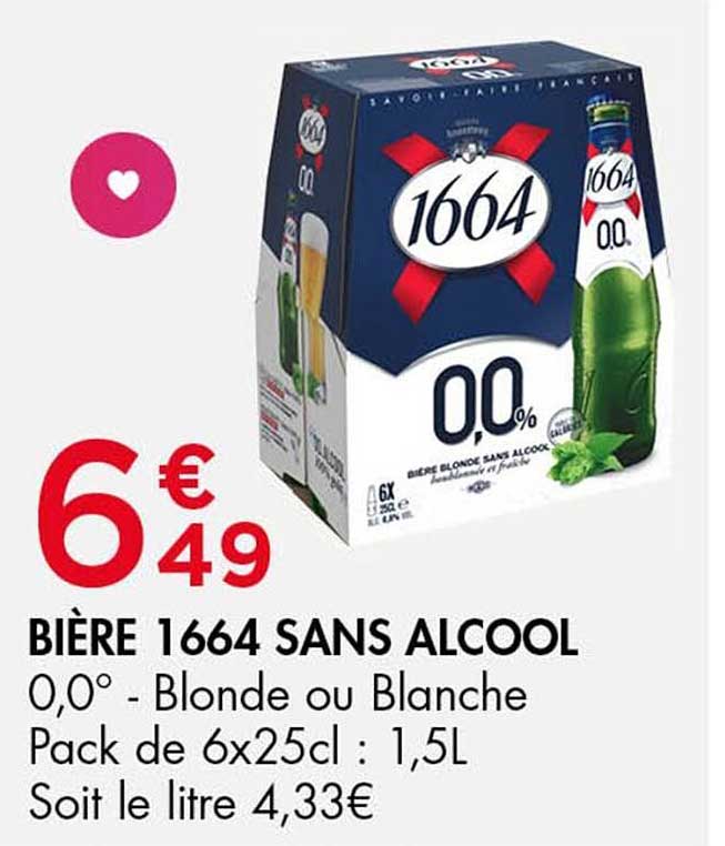 BIÈRE 1664 SANS ALCOOL