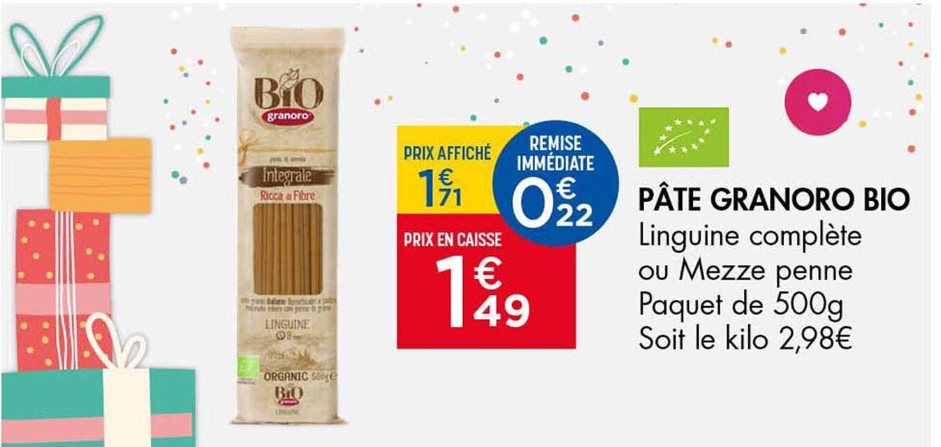PÂTE GRANORO BIO