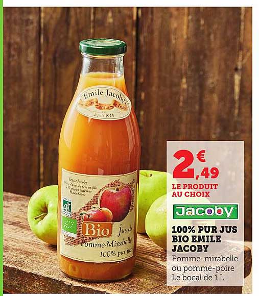 100% PUR JUS BIO EMILE JACOBY