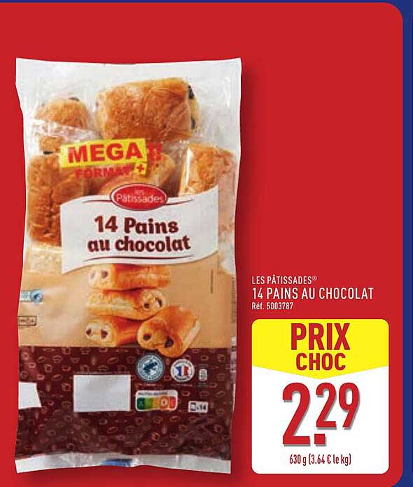 14 Pains au chocolat