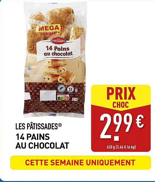 14 Pains au Chocolat