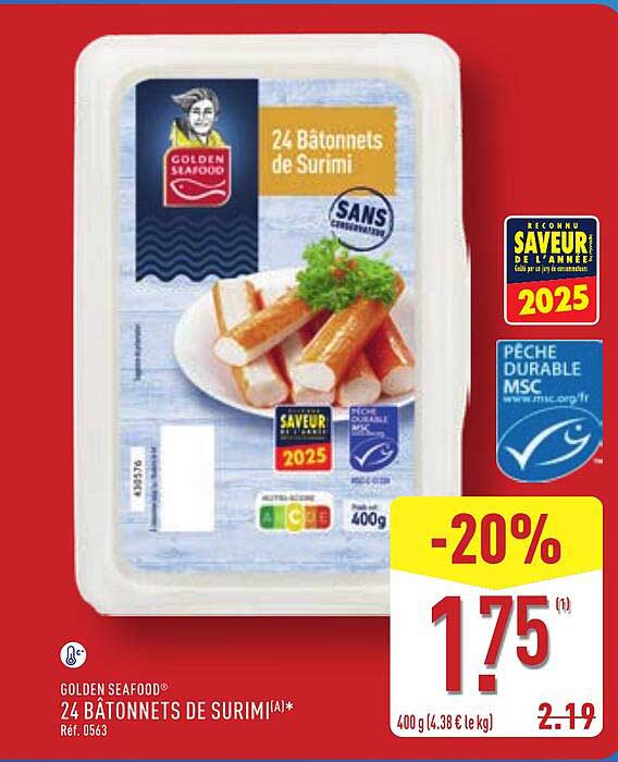 24 Bâtonnets de Surimi