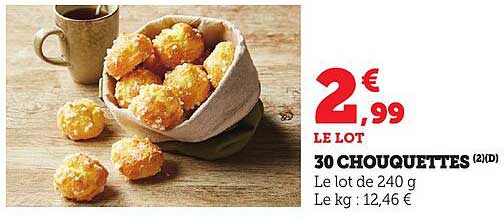 30 CHOUQUETTES