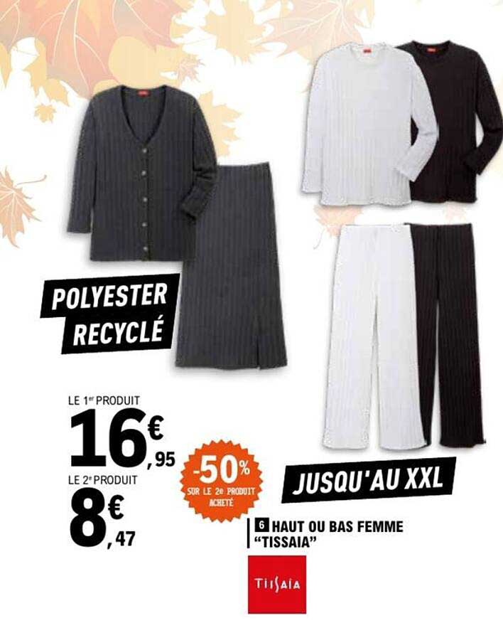 6 HAUT OU BAS FEMME "TISSAIA"