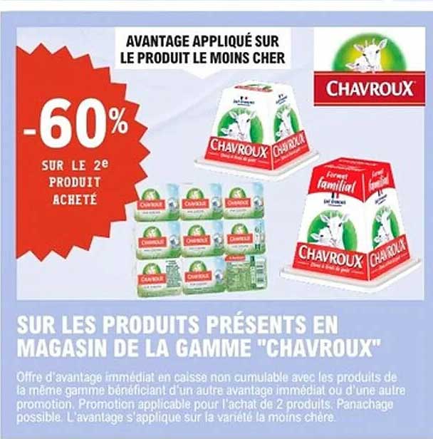 -60% SUR LE 2E PRODUIT ACHETÉ