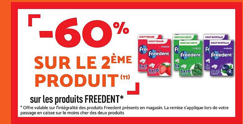 -60% SUR LE 2ÈME PRODUIT