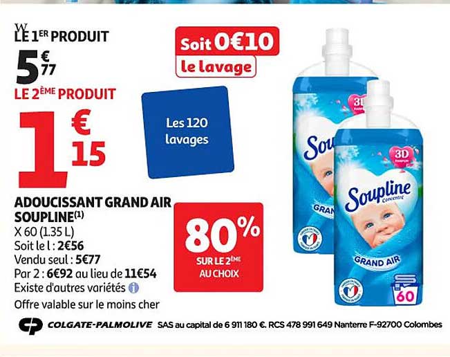 ADOUCISSANT GRAND AIR SOUPLINE