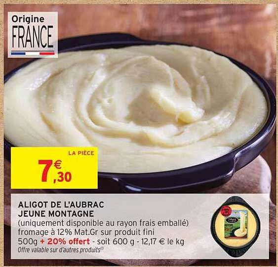 ALIGOT DE L'AUBRAC JEUNE MONTAGNE