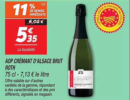 AOP CRÉMANT D'ALSACE BRUT ROTH