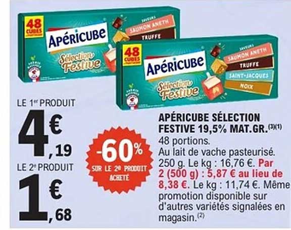 APÉRICUBE SÉLECTION FESTIVE 19,5% MAT.GR.