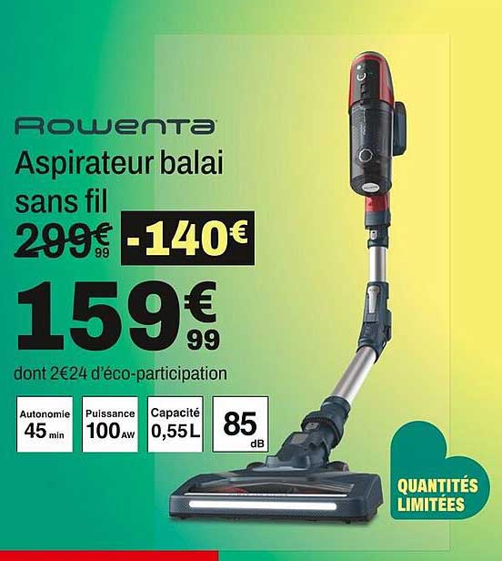 Aspirateur balai sans fil