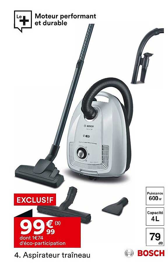 Aspirateur traîneau