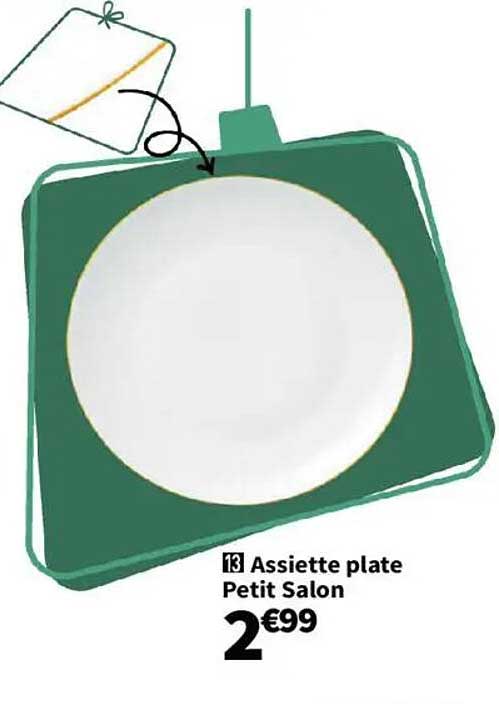 Assiette plate Petit Salon