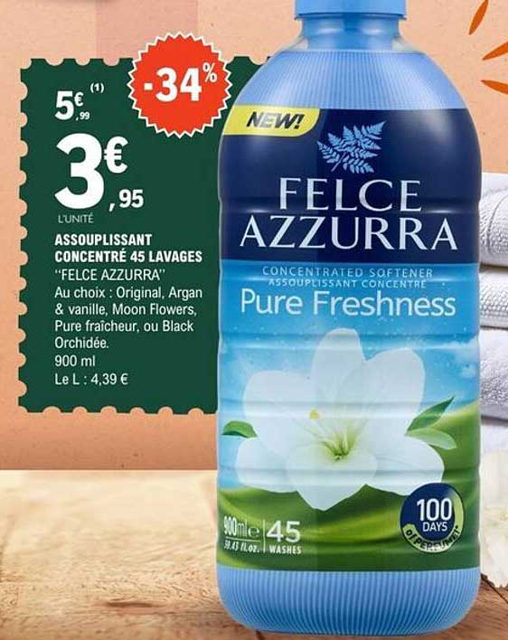 ASSOUPLISSANT CONCENTRÉ 45 LAVAGES "FELCE AZZURRA"