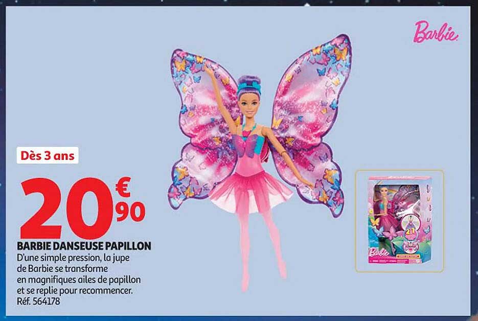 BARBIE DANSEUSE PAPILLON