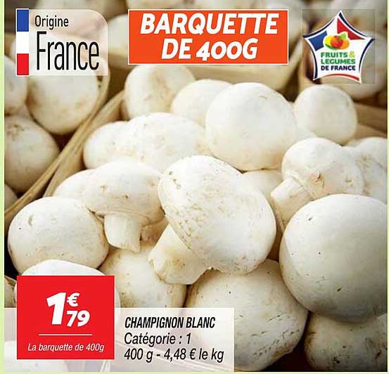 BARQUETTE DE 400G
