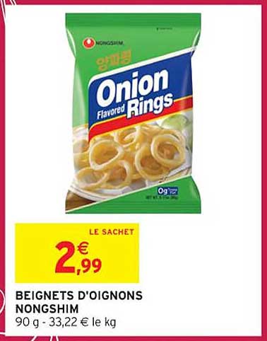 BEIGNETS D'OIGNONS NONGSHIM