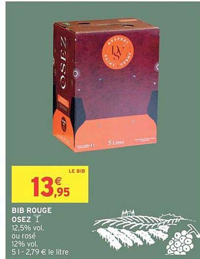 BIB ROUGE OSEZ  I