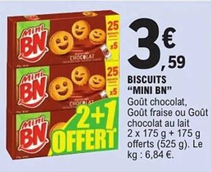 BISCUITS "MINI BN"