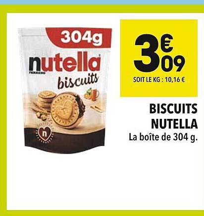 BISCUITS NUTELLA