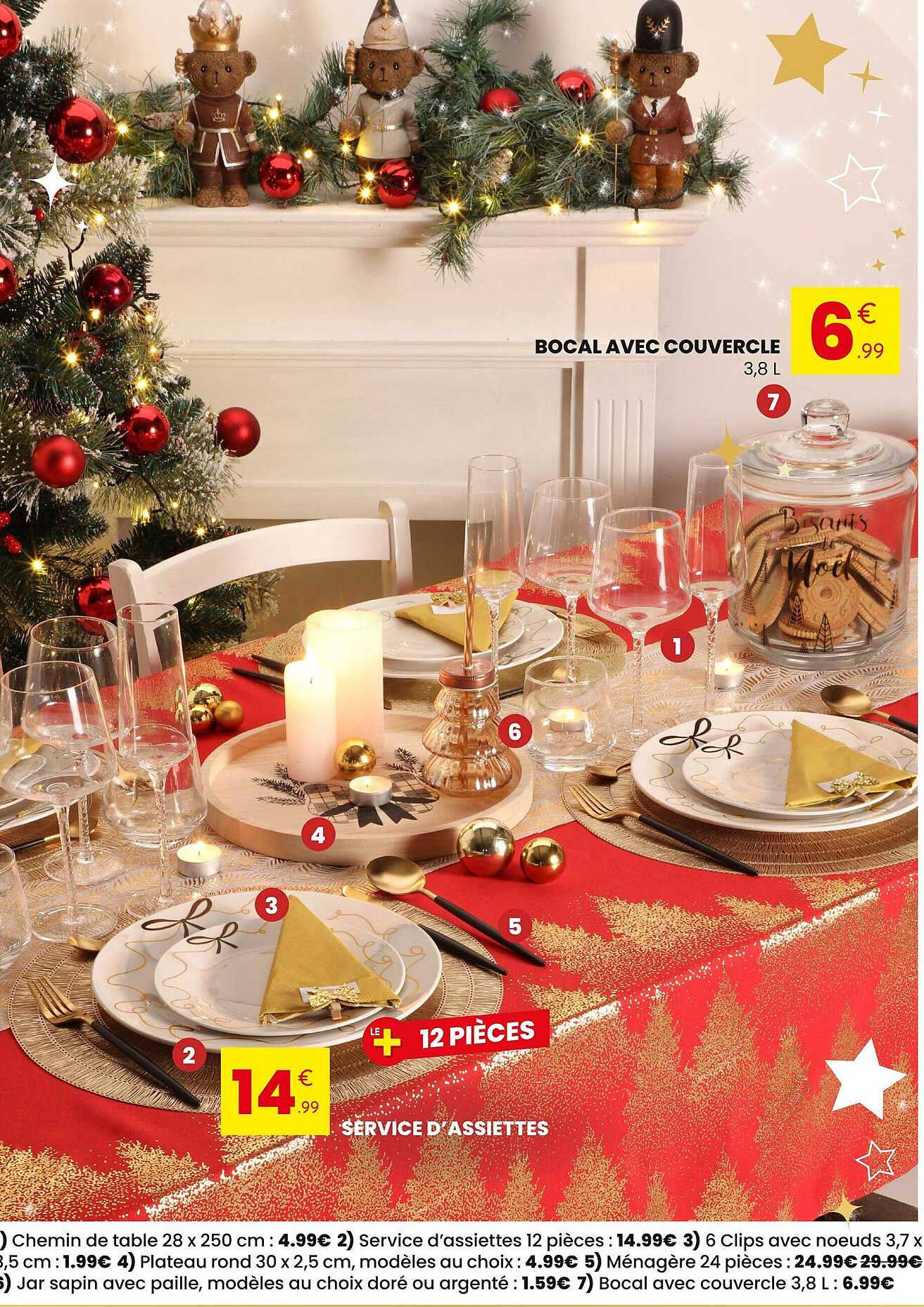 Bocal avec couvercle 3,8 L