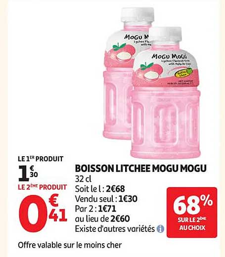 BOISSON LITCHEE MOGU MOGU