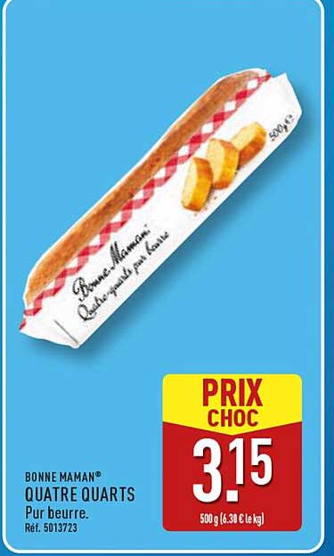 BONNE MAMAN® QUATRE QUARTS Pur beurre.
