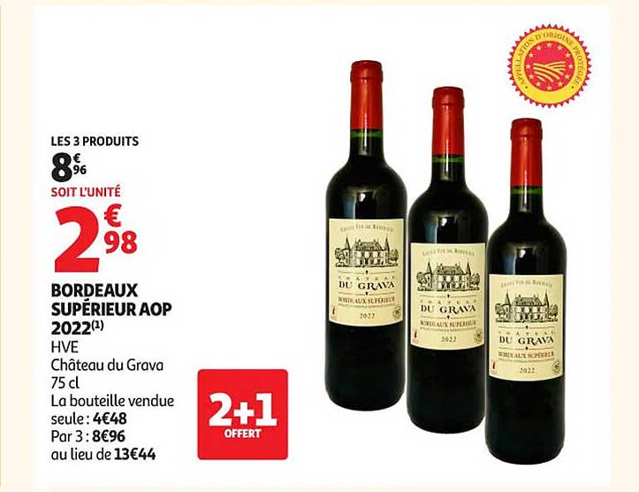 Bordeaux Supérieur AOP 2022 - Château du Grava