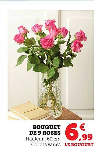BOUQUET DE 9 ROSES