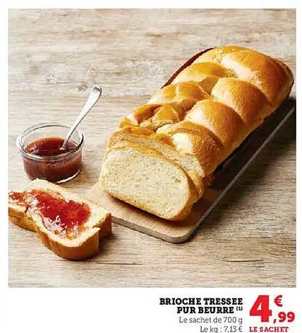 Brioche Tressée Pur Beurre