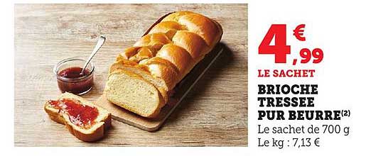 BRIOCHE TRESSÉE PUR BEURRE