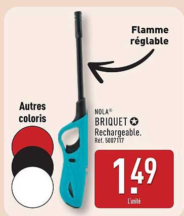 Briquet rechargeable NOLA