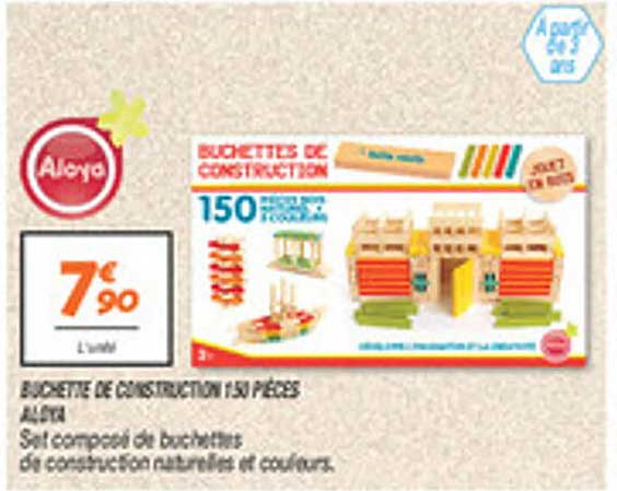 BUCHETTES DE CONSTRUCTION 150 PIÈCES ALVIA