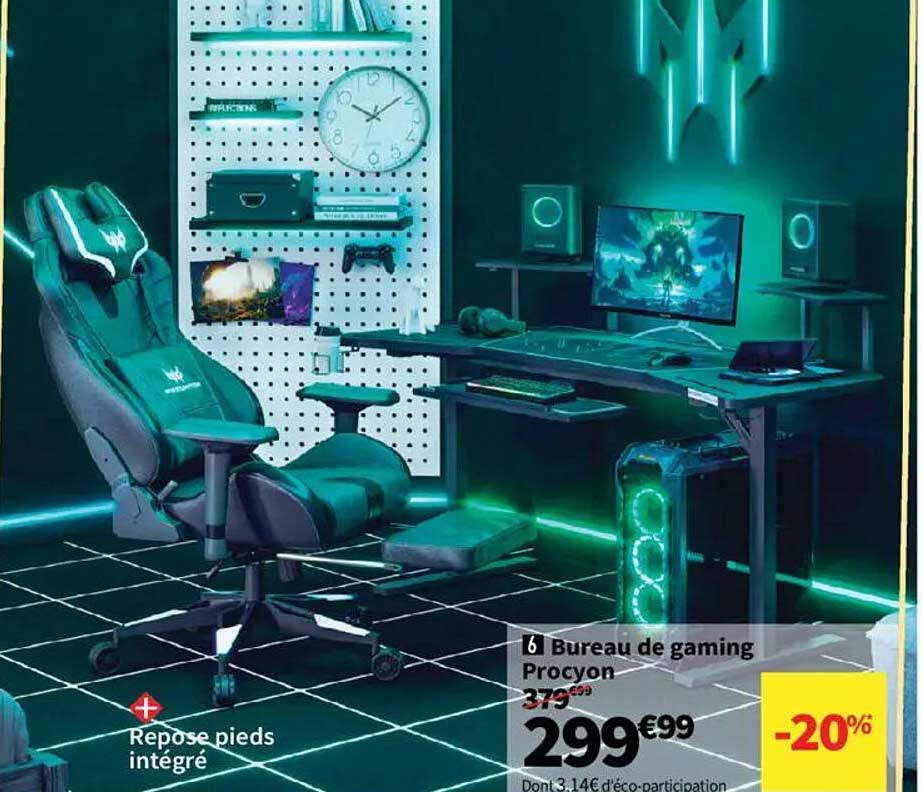 Bureau de gaming Procyon