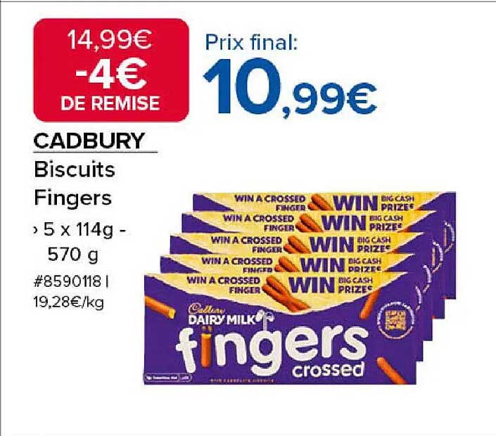 CADBURY Biscuits Fingers