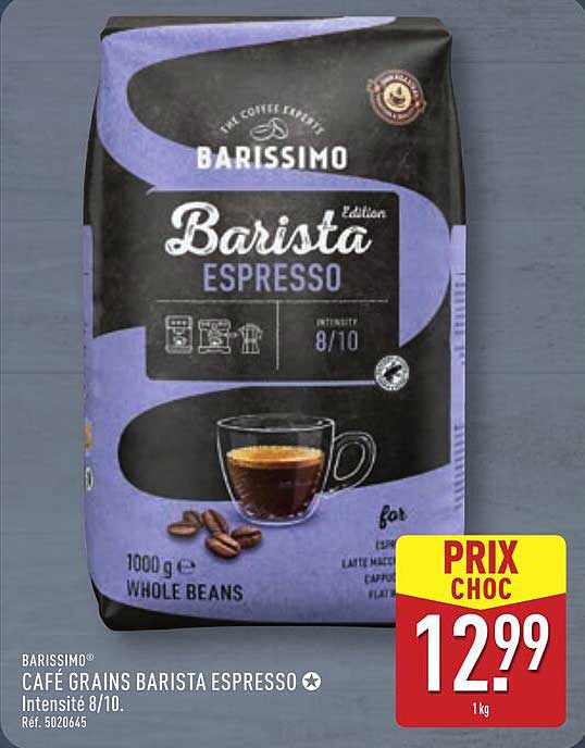 CAFÉ GRAINS BARISTA ESPRESSO - Intensité 8/10