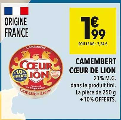 CAMEMBERT COEUR DE LION