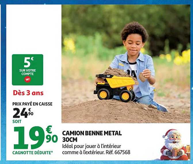 CAMION BENNE METAL 30CM