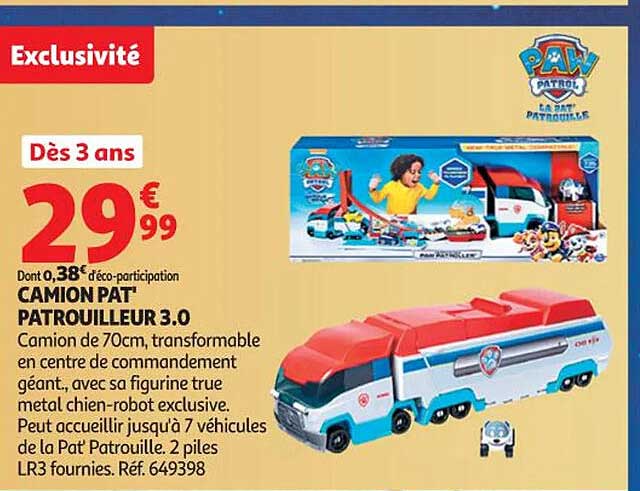 CAMION PAT PATROUILLEUR 3.0