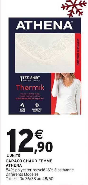 CARACO CHAUD FEMME ATHENA