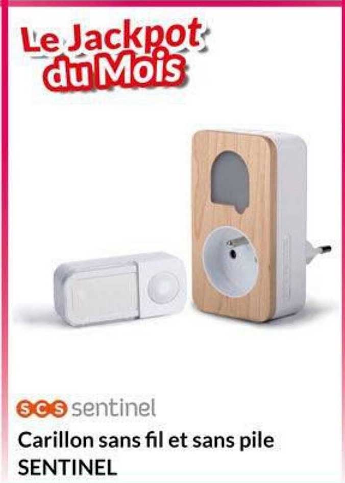 Carillon sans fil et sans pile SENTINEL