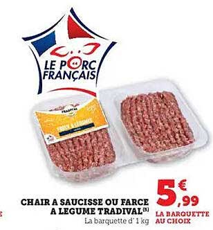 CHAIR À SAUCISSE OU FARCE À LÉGUME TRADIVAL®
