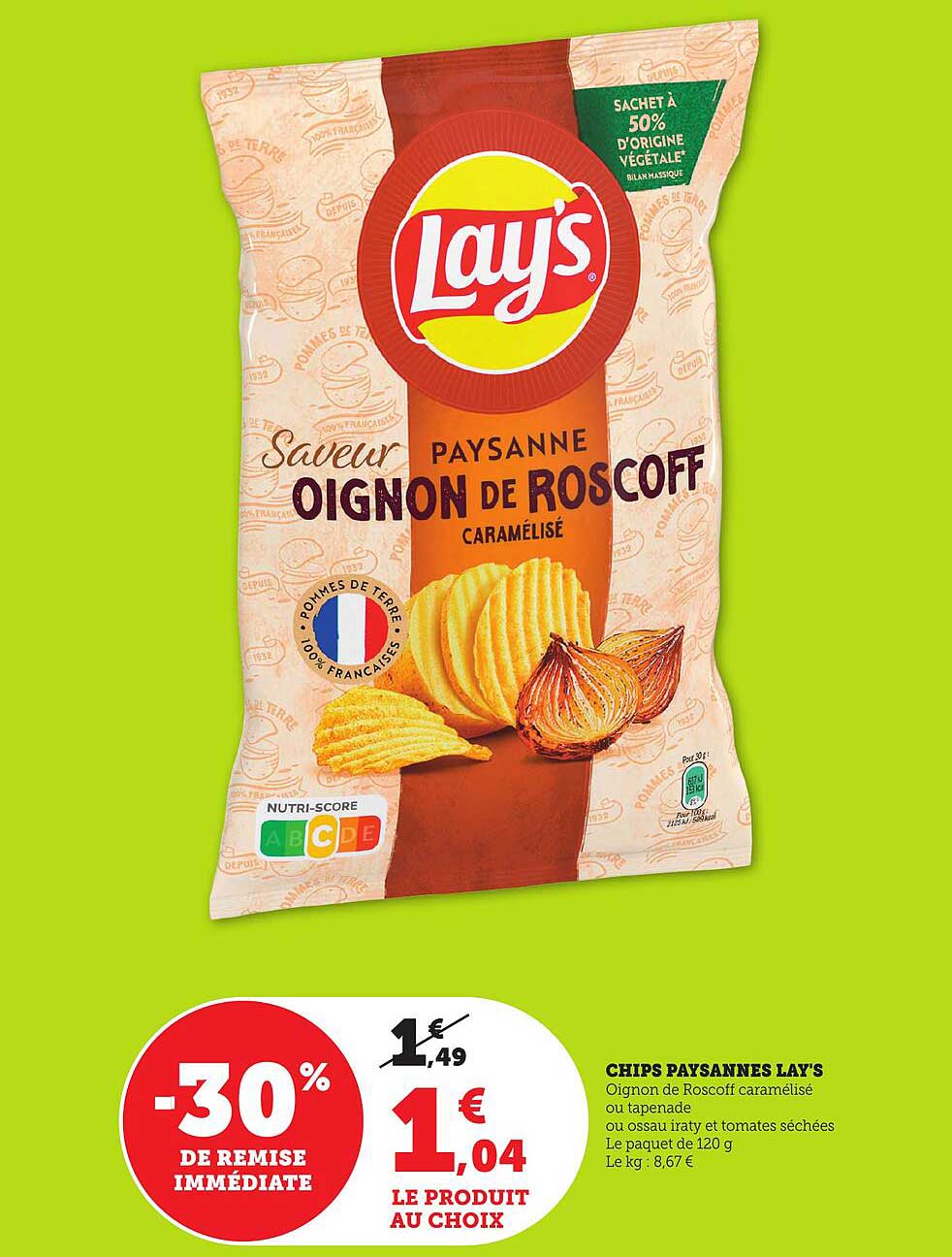 CHIPS PAYSANNES LAY’S
