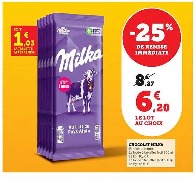 Chocolat Milka
